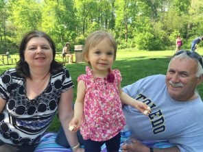 Summertime in the Park with Nana and Grand-dad